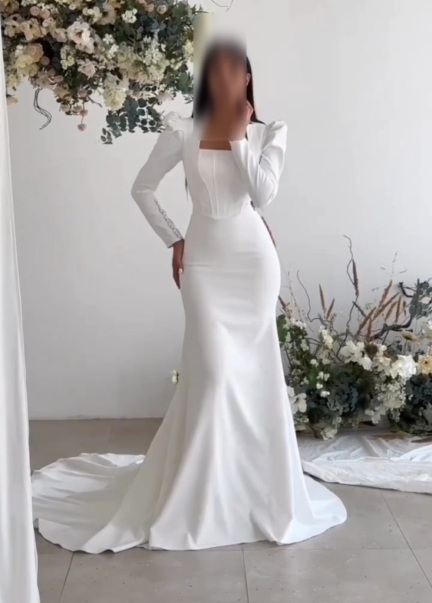 لباس عروس ساده و پوشیده