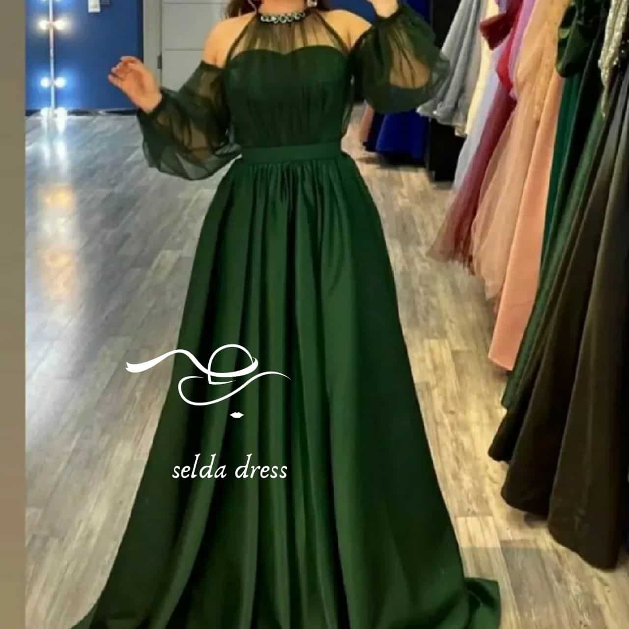 لباس مجلسی پوشیده یقه هالتر