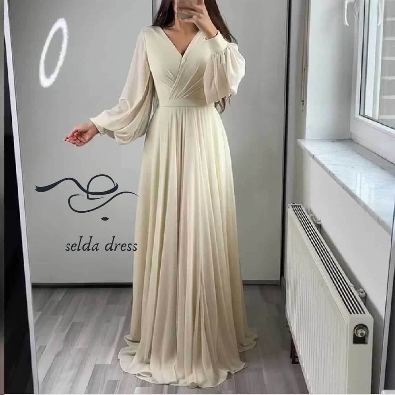 لباس مجلسی یقه هفت شیک