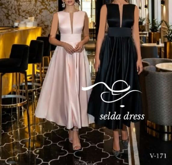 مدل لباس مجلسی ساتن