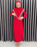 لباس مجلسی میدی کرپ باربی