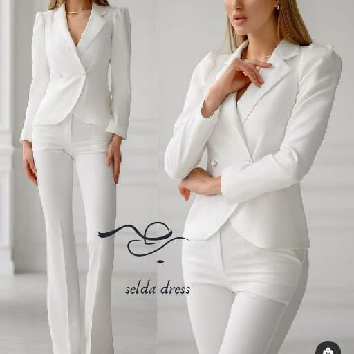 مدل کت و شلوار مجلسی شیک زنانه