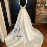 مدل لباس عروس دنباله دار ترک