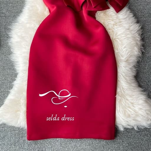 لباس مجلسی کوتاه کرپ شیک