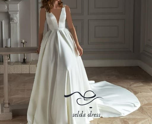 مدل جدید لباس عروس و نامزدی ساده ترک