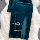 مدل پیراهن دخترانه مجلسی مخمل