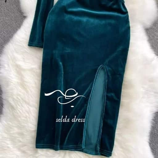 مدل پیراهن دخترانه مجلسی مخمل