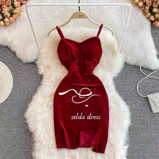 مدل لباس مجلسی مخمل جدید دخترانه