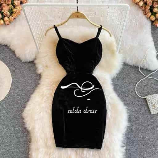 مدل پیراهن مخمل زنانه