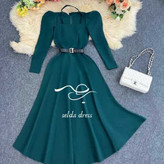 خرید مدل جدید لباس مجلسی یقه خشتی