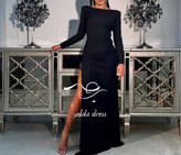 مدل جدید لباس مجلسی پوشیده مشکی