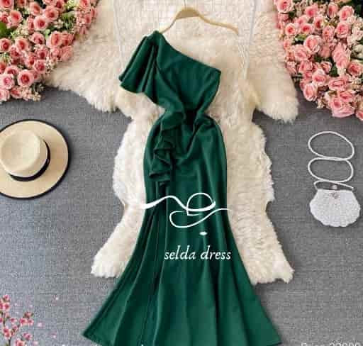 مدل لباس مجلسی ماکسی سبز