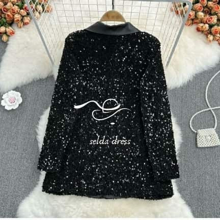 مدل جدید کت زنانه پولکی