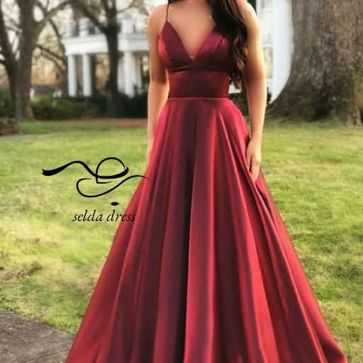 مدل پیراهن ساتن ساده و شیک