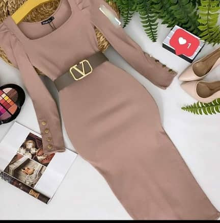 مدل لباس مجلسی ساده دخترانه کالباسی
