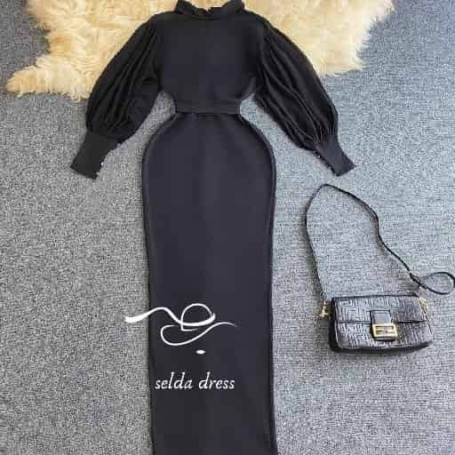 مدل لباس شب پوشیده کرپ