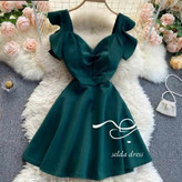 مدل لباس مجلسی مینی سبز