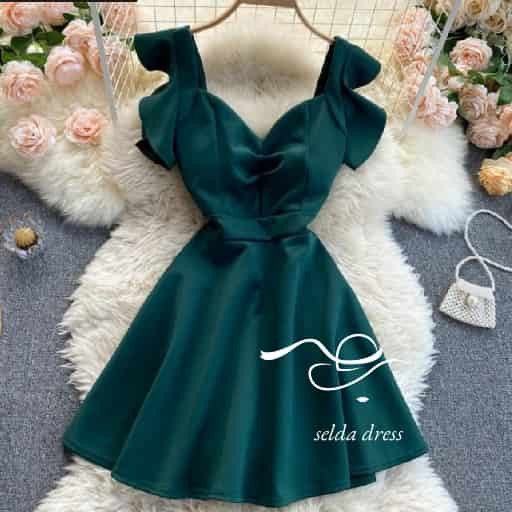 مدل لباس مجلسی مینی سبز