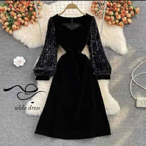 مدل پیراهن سایزبزرگ مخمل