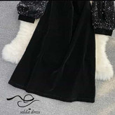 مدل لباس مجلسی مخمل اینستاگرام