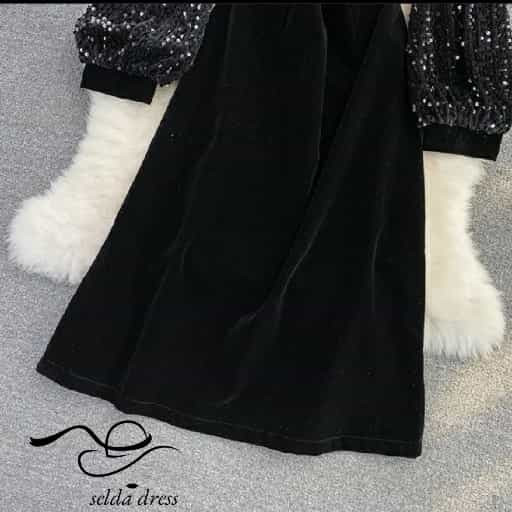 مدل لباس مجلسی مخمل اینستاگرام