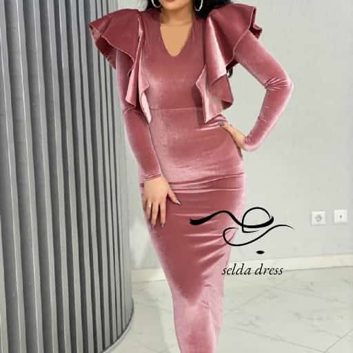 مدل پیراهن مجلسی مخمل جدید