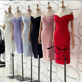 مدل لباس مجلسی کوتاه دخترانه اندامی