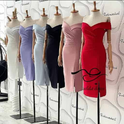 مدل لباس مجلسی کوتاه دخترانه اندامی