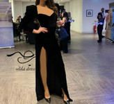 مدل لباس مجلسی مخمل کشی