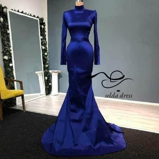 مدل لباس مجلسی پوشیده ساتن