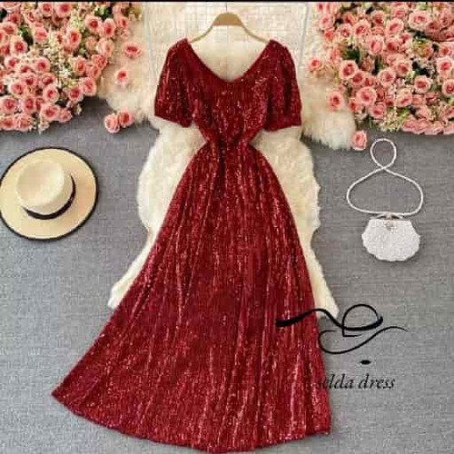 مدل لباس مجلسی پولکی فون