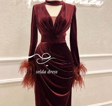 لباس مجلسی جدید ۱۴۰۲ مخملی