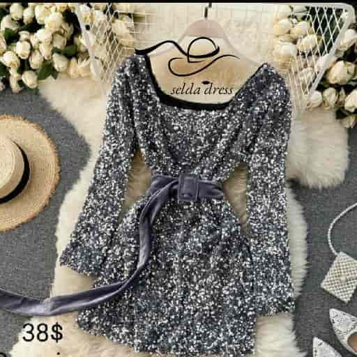 مدل پیراهن مجلسی دخترانه کوتاه جدید