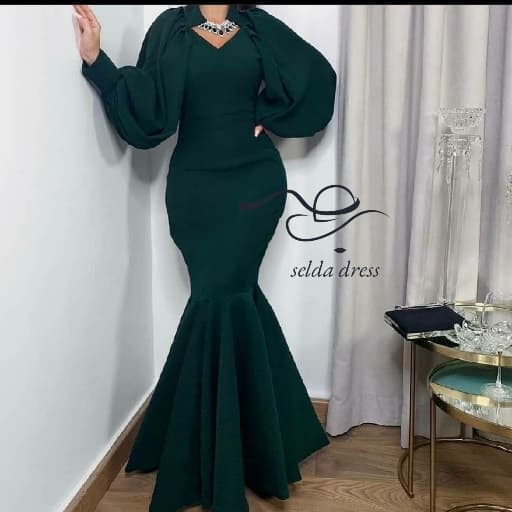 خرید لباس مجلسی کرپ ماکسی زنانه