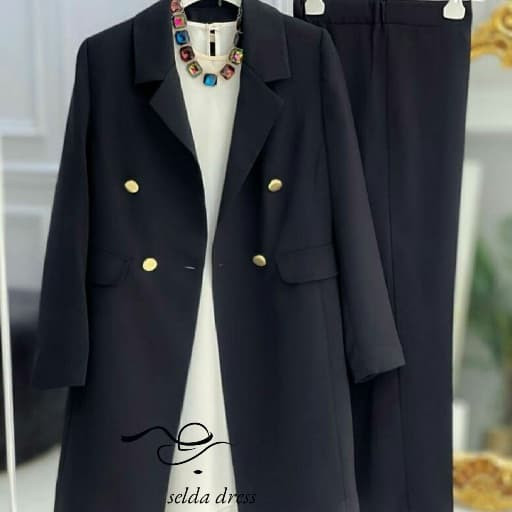 مدل مانتو و شلوار عید زنانه ساده