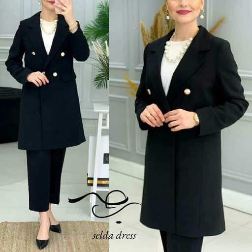 خرید مانتو و شلوار ساده زنانه