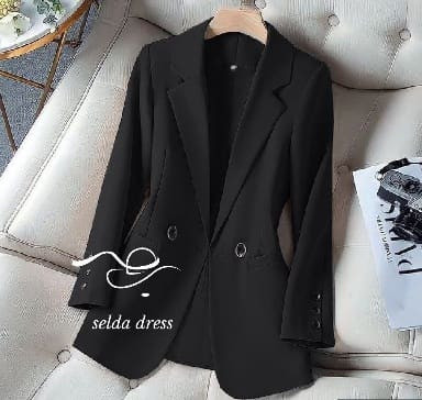 کت تک مشکی زنانه کرپ