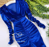 مدل لباس مجلسی مینی مخملی