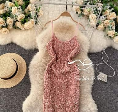 مدل لباس مجلسی پولکی لاکچری