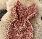 خرید پیراهن مجلسی صورتی