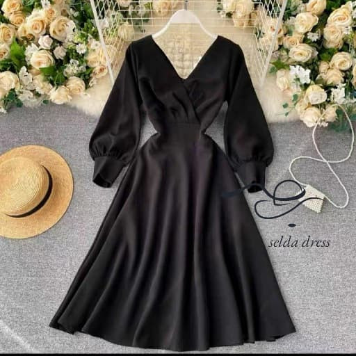 خرید لباس مجلسی یقه باز