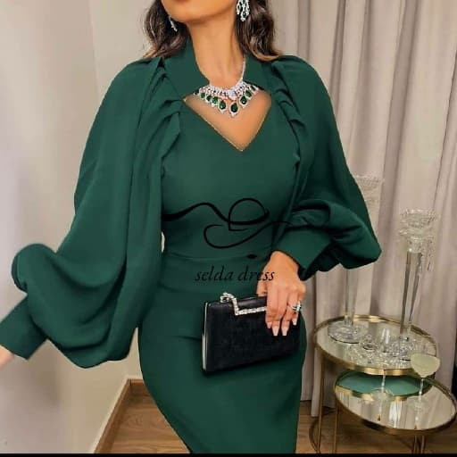 مدل لباس مجلسی لاکچری کرپ