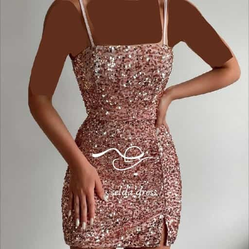 مدل لباس مجلسی کوتاه کشی جدید