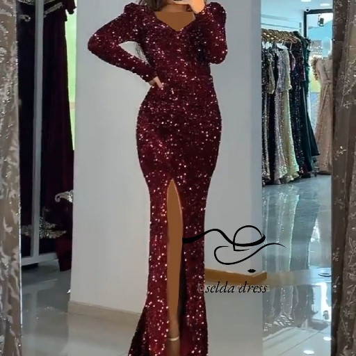 خرید لباس مجلسی پولکی جدید