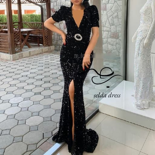 خرید لباس مجلسی شاین دار براق