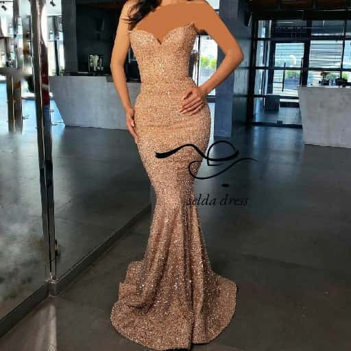 مدل پیراهن مجلسی پولک مخمل