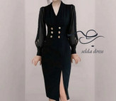 خرید و قیمت لباس مجلسی کوتاه مشکی