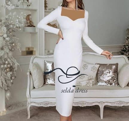 خرید پیراهن مجلسی سفید ترند