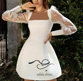 مدل پیراهن پرنسسی کوتاه