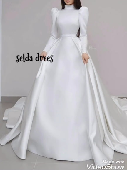 خرید لباس عروس ترکیه ساتن